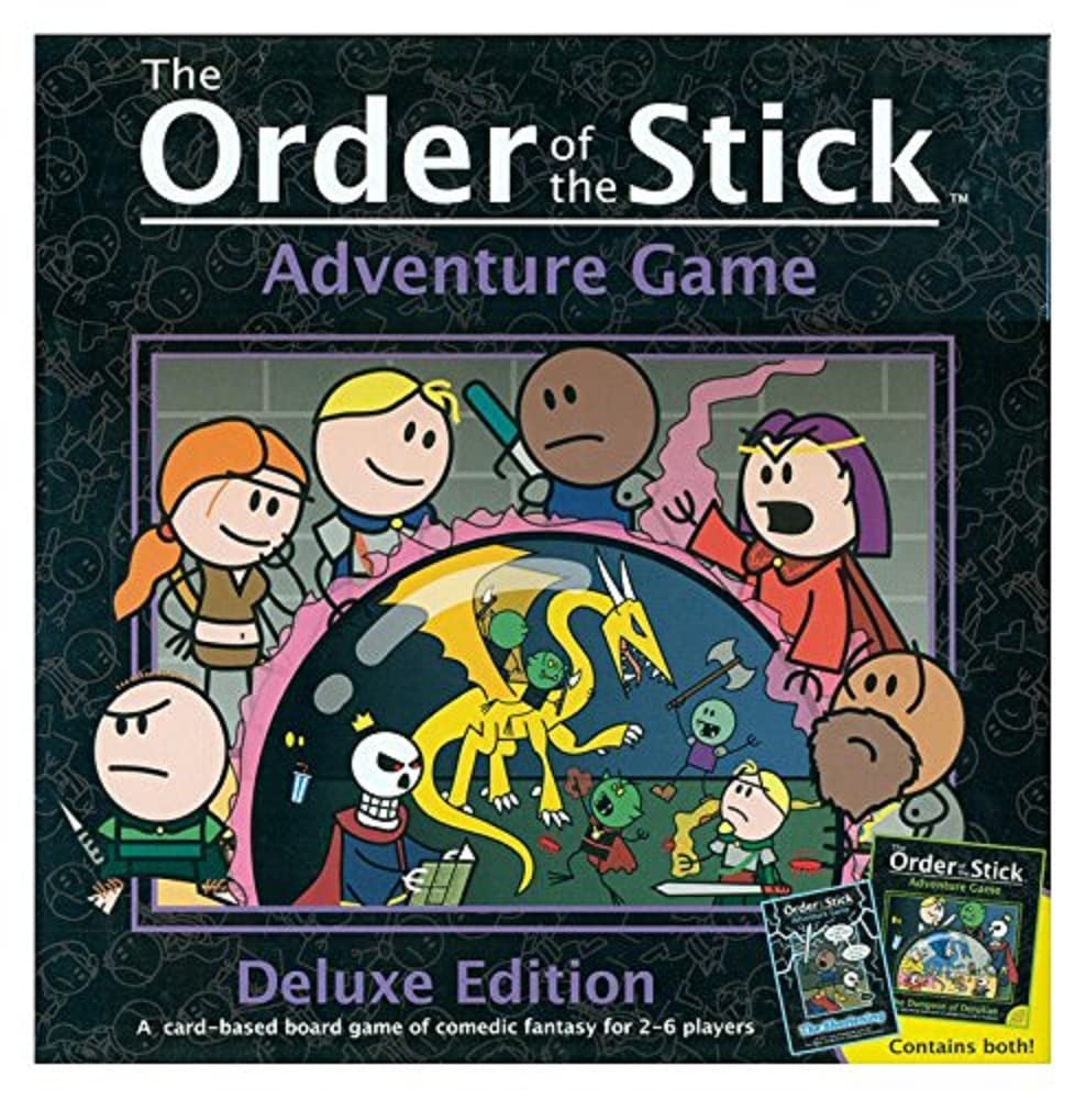 Ape Games Order of The Stick Adventure Game: The Dungeon of Durokan Deluxe Edition - Strategy Board Game for Family Game Nights and RPG Enthusiasts