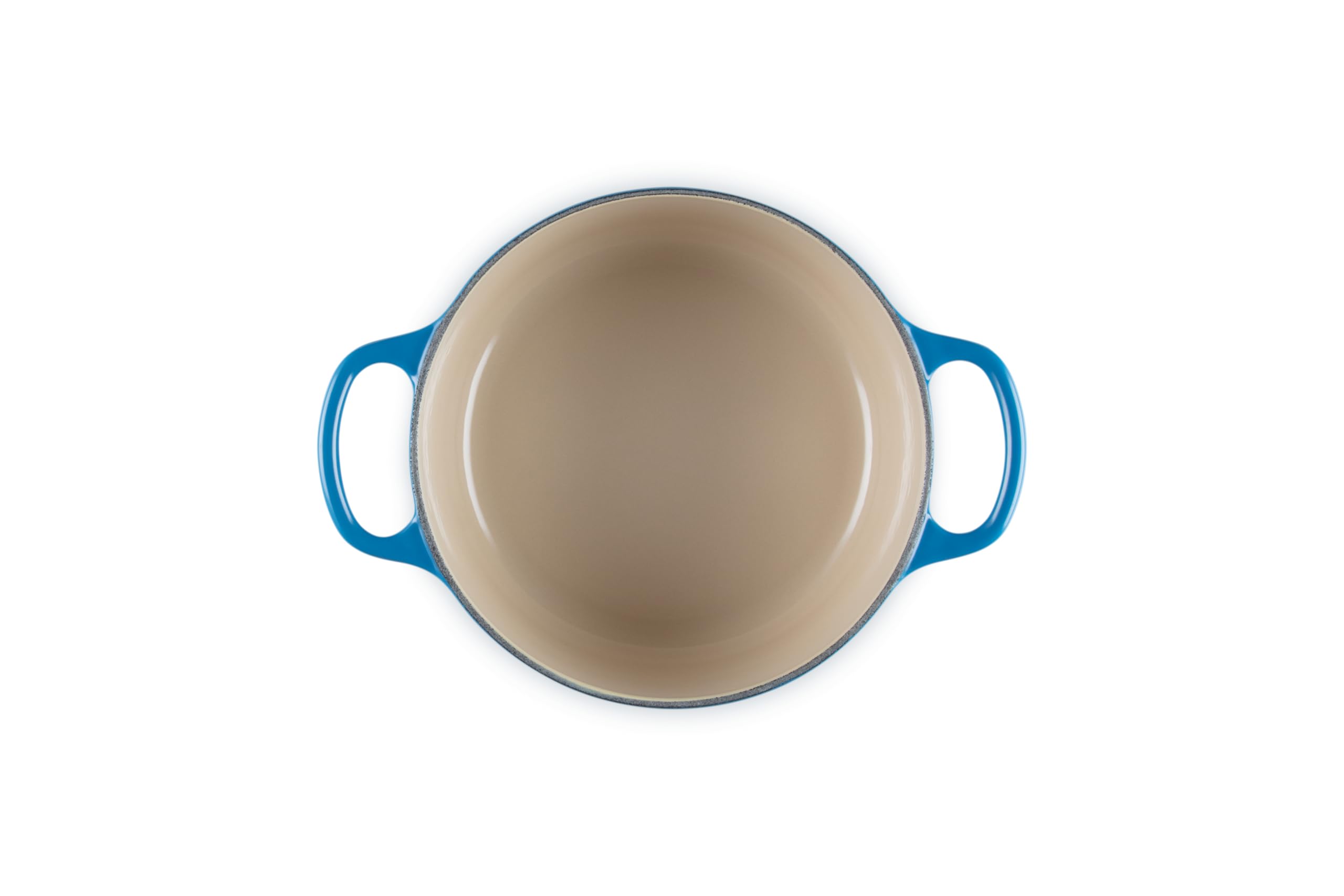 Le Creuset Enameled Cast Iron Signature Round Dutch Oven 2 Quart – Classic Marseille Blue – Perfect for Soups, Stews & Baking – Durable Kitchen Essential for Home Chefs