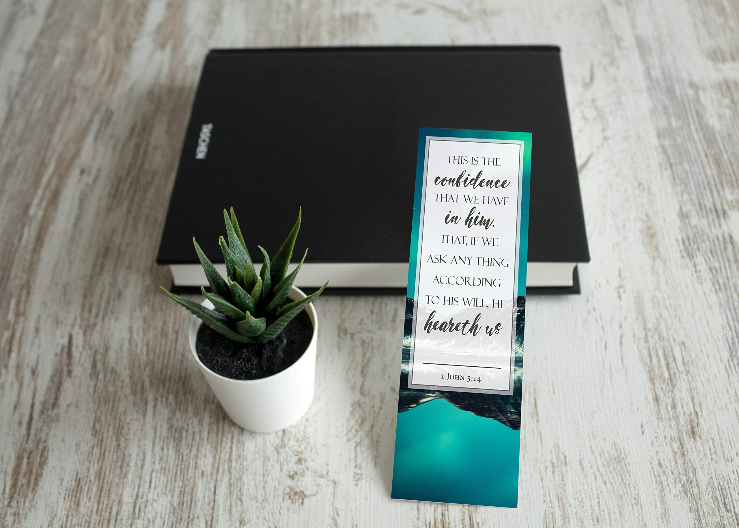 Be Not Afraid Bible Verse Bookmarks - Pack of 48 Religious Gift for Church, Bible Study & Christian Encouragement