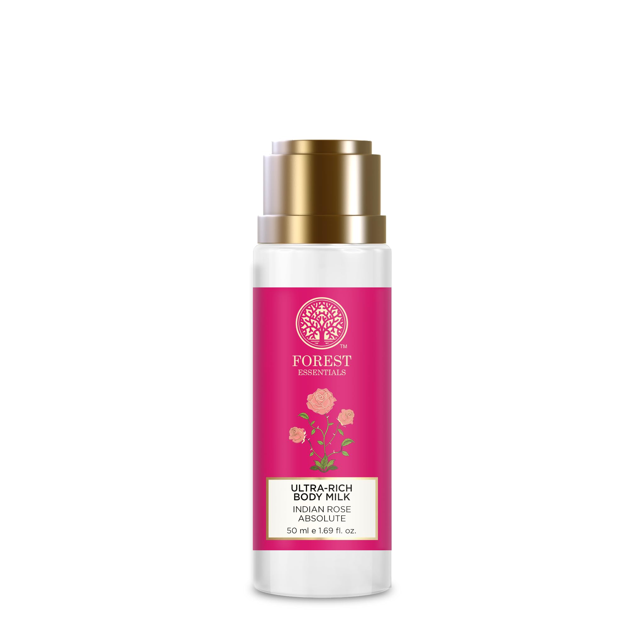 Forest Essentials Indian Rose Absolute Gift Box | Luxury Body Care Set with Premium Body Wash & Lotion | 2-Piece Gift Set for Women | Perfect for Birthdays, Anniversaries & Spa Days