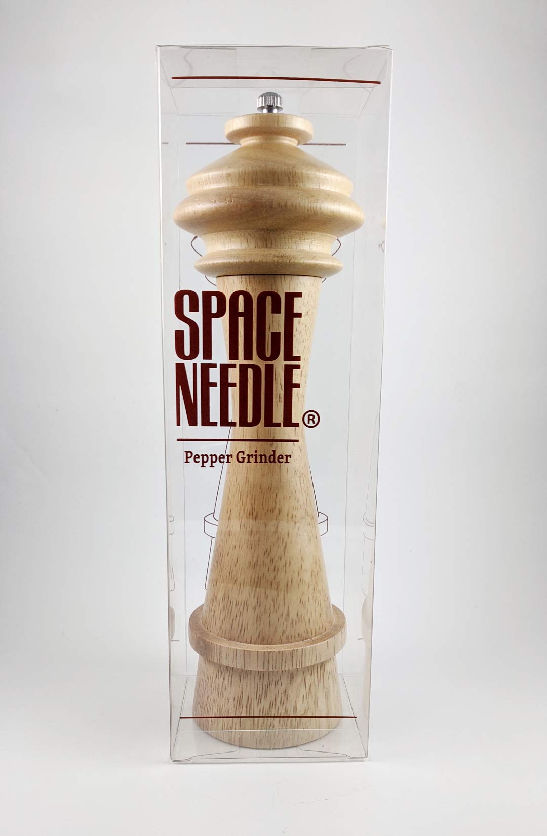 Official Space Needle Pepper Grinder - Premium Stainless Steel Salt & Pepper Mill Set - Perfect for Kitchen, Dining Table, and Gift Giving