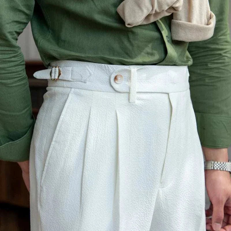 Italian Designer High Waist Office Pants for Women - Professional Work Trousers for Business Casual & Formal Workwear