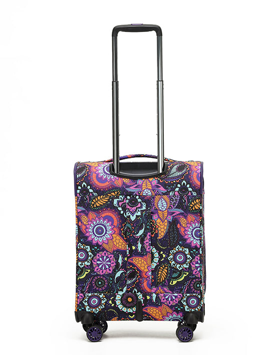 Tosca SO LITE AIR5055 55cm Lightweight Cabin Spinner Luggage with Paisley Design - Perfect for Air Travel & Weekend Getaways