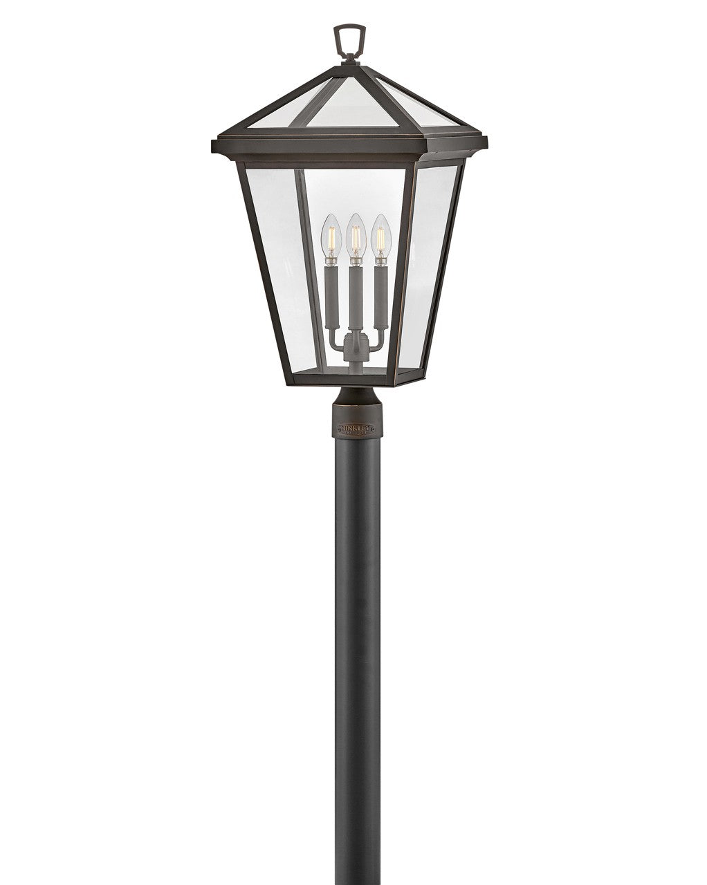 Alford Place LED Outdoor Light Fixture - Oil Rubbed Bronze Post Top or Pier Mount Light for Patio, Garden & Walkway Lighting