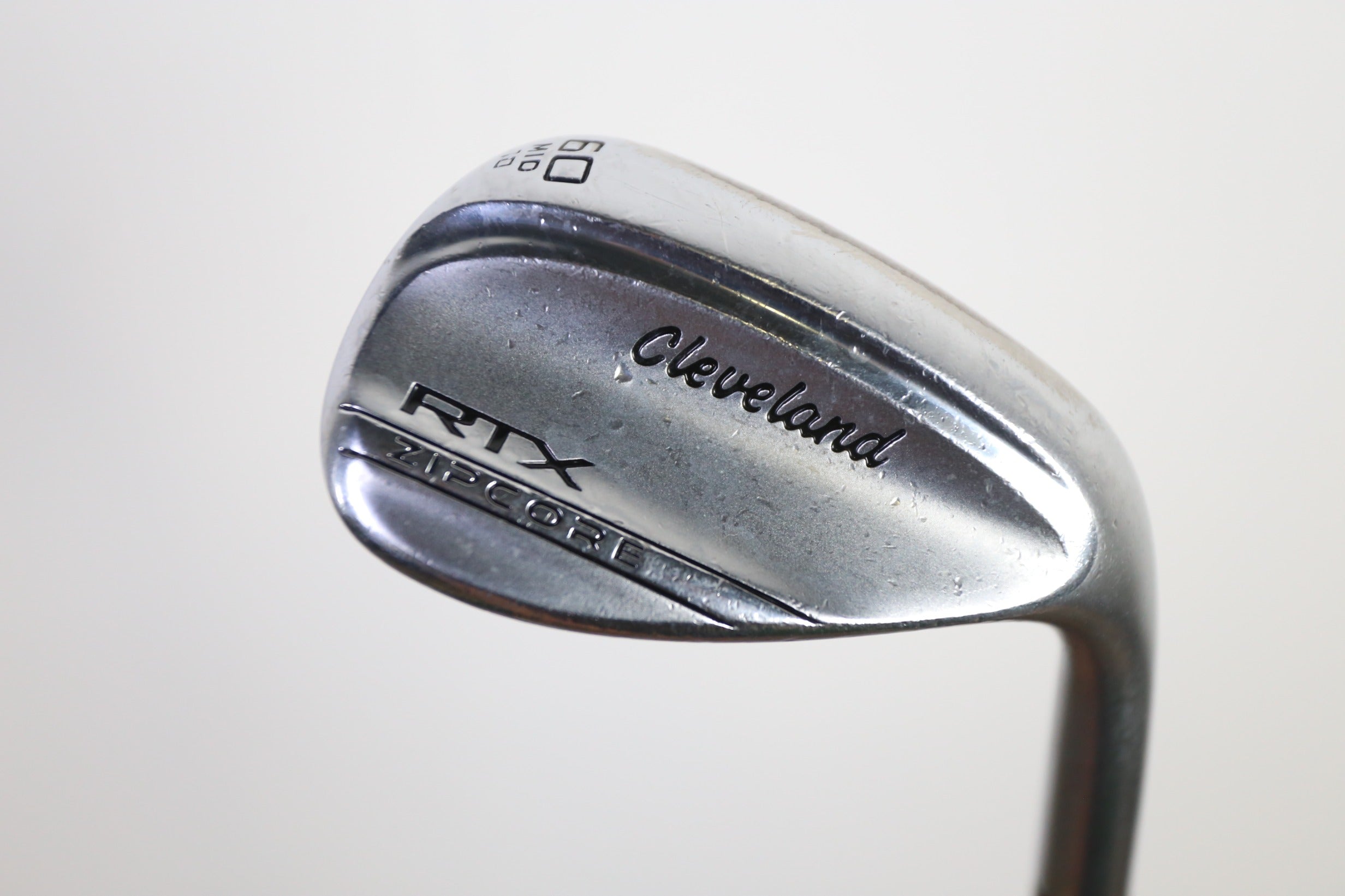 Used Cleveland RTX ZipCore Tour Satin Mid Lob Wedge 60° Stiff Flex Right Handed Golf Club - Perfect for Short Game Shots, Bunker Play & Approach Shots on the Course