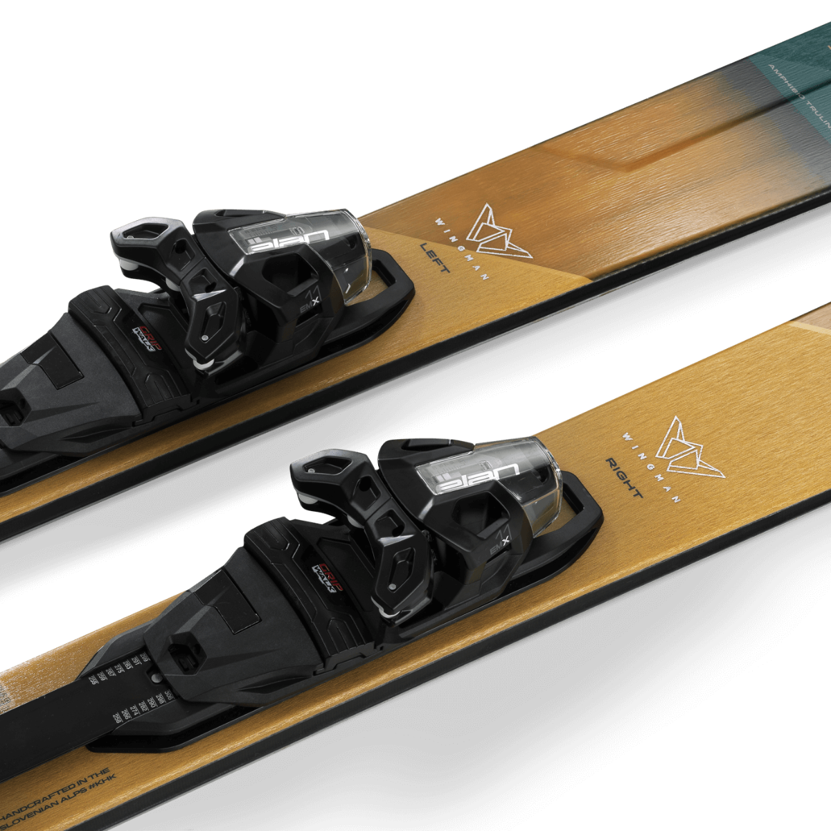 Elan WINGMAN 86 TI FX All-Mountain Skis with EMX 11.0 DB202620 Bindings (2025 Model) - Perfect for Powder, Groomers & Freeride Skiing