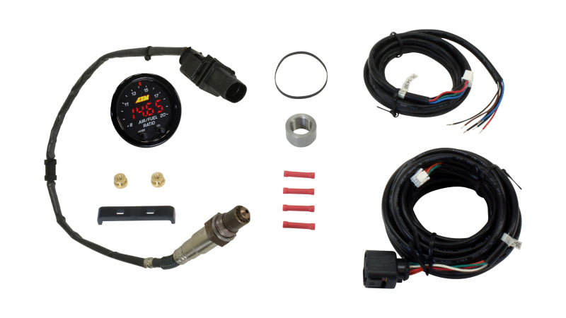 AEM X Series Wideband UEGO AFR Sensor Controller Gauge - High Performance Air Fuel Ratio Monitor for Cars, Trucks & Racing Vehicles | Perfect for Dyno Tuning, Engine Diagnostics & Performance Upgrades