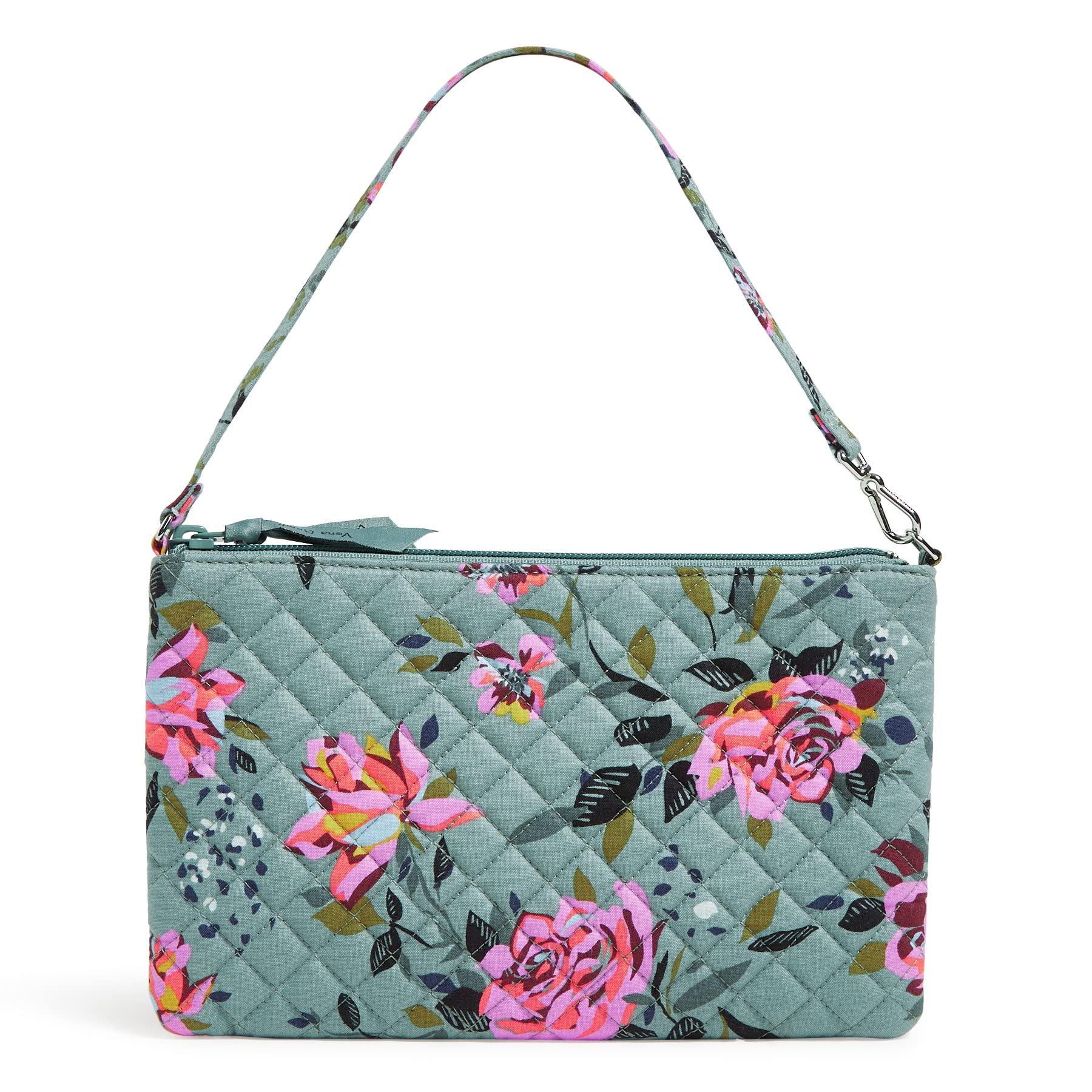 Vera Bradley RFID Blocking Wristlet for Women - Convertible Cotton Wristlet Wallet with RFID Protection - Perfect for Travel, Shopping & Everyday Use