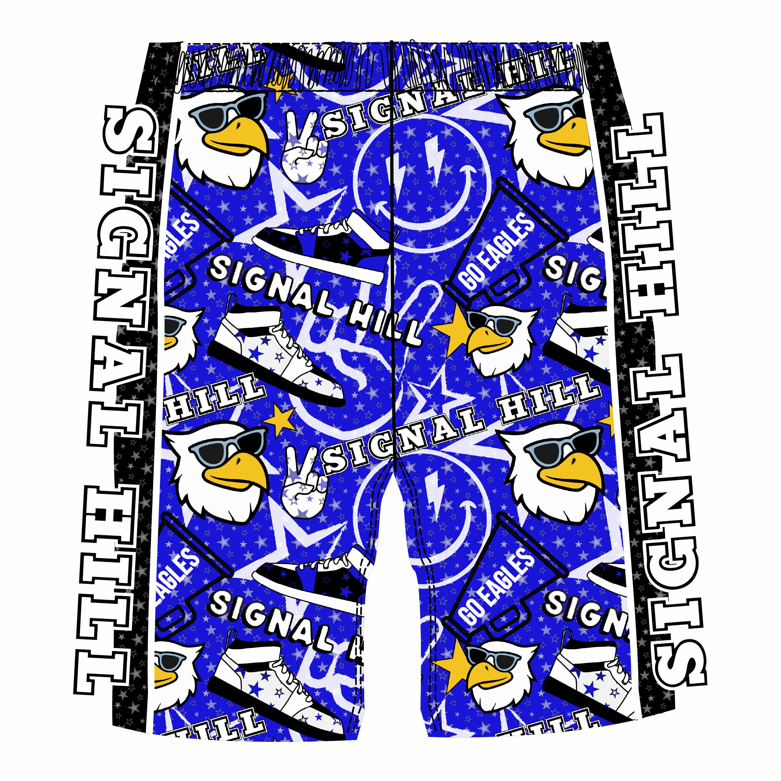Signal Hill Eagles Boys & Men's Athletic Shorts - Lightweight, Breathable & Comfortable for Running, Basketball & Gym Workouts