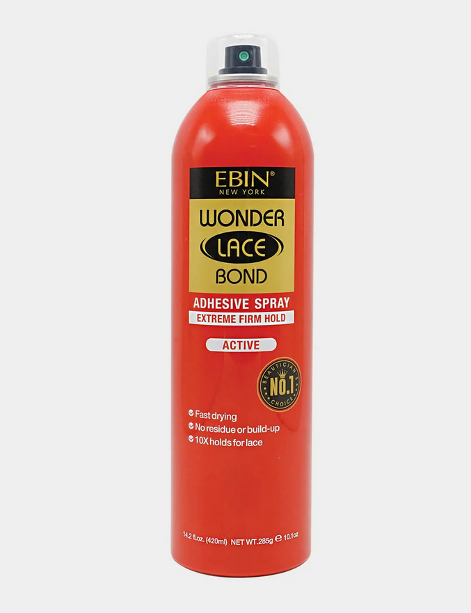 EBIN WONDER LACE BOND SPRAY EXTREME FIRM HOLD - Long-Lasting Hair Adhesive for Wigs & Hair Extensions - Perfect for Cosplay, Daily Wear & Special Occasions
