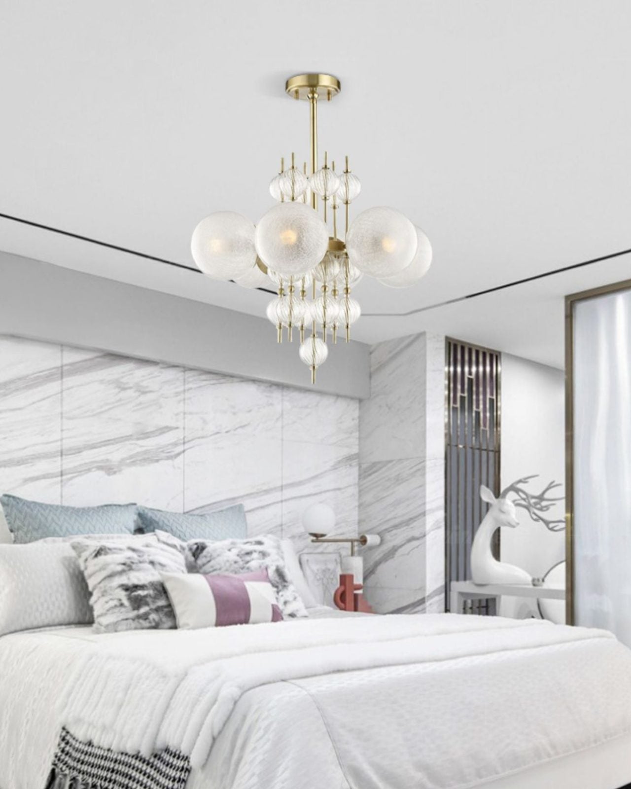 Calypso Chandelier - Elegant Crystal Ceiling Light Fixture for Dining Room, Bedroom & Living Room Decor | Modern Lighting for Home & Office