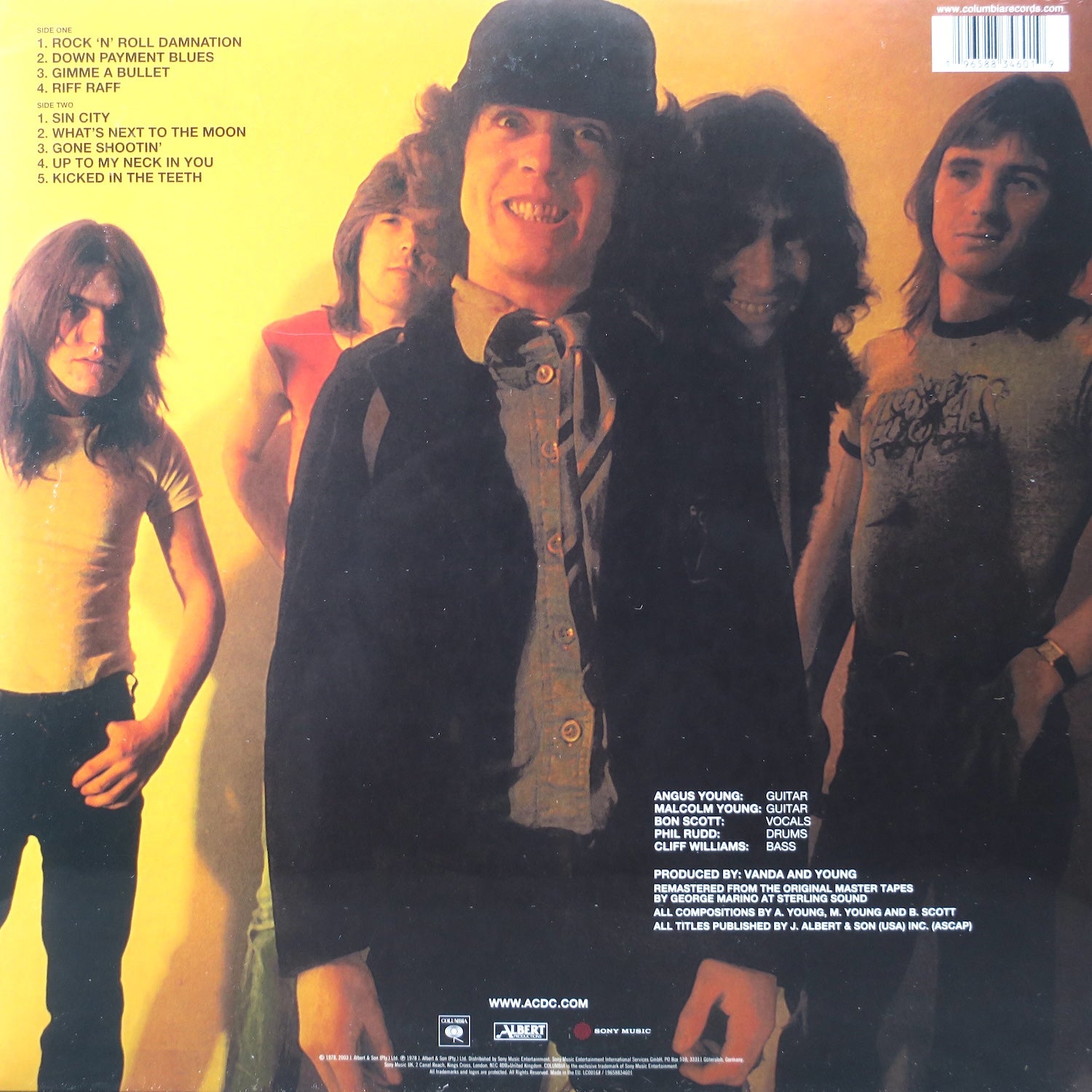 AC/DC 'Powerage' 40th Anniversary Limited Edition Gold Vinyl LP - Classic Rock Collectible for Music Lovers & Vinyl Enthusiasts - Perfect for Home Listening, Gifts & Display