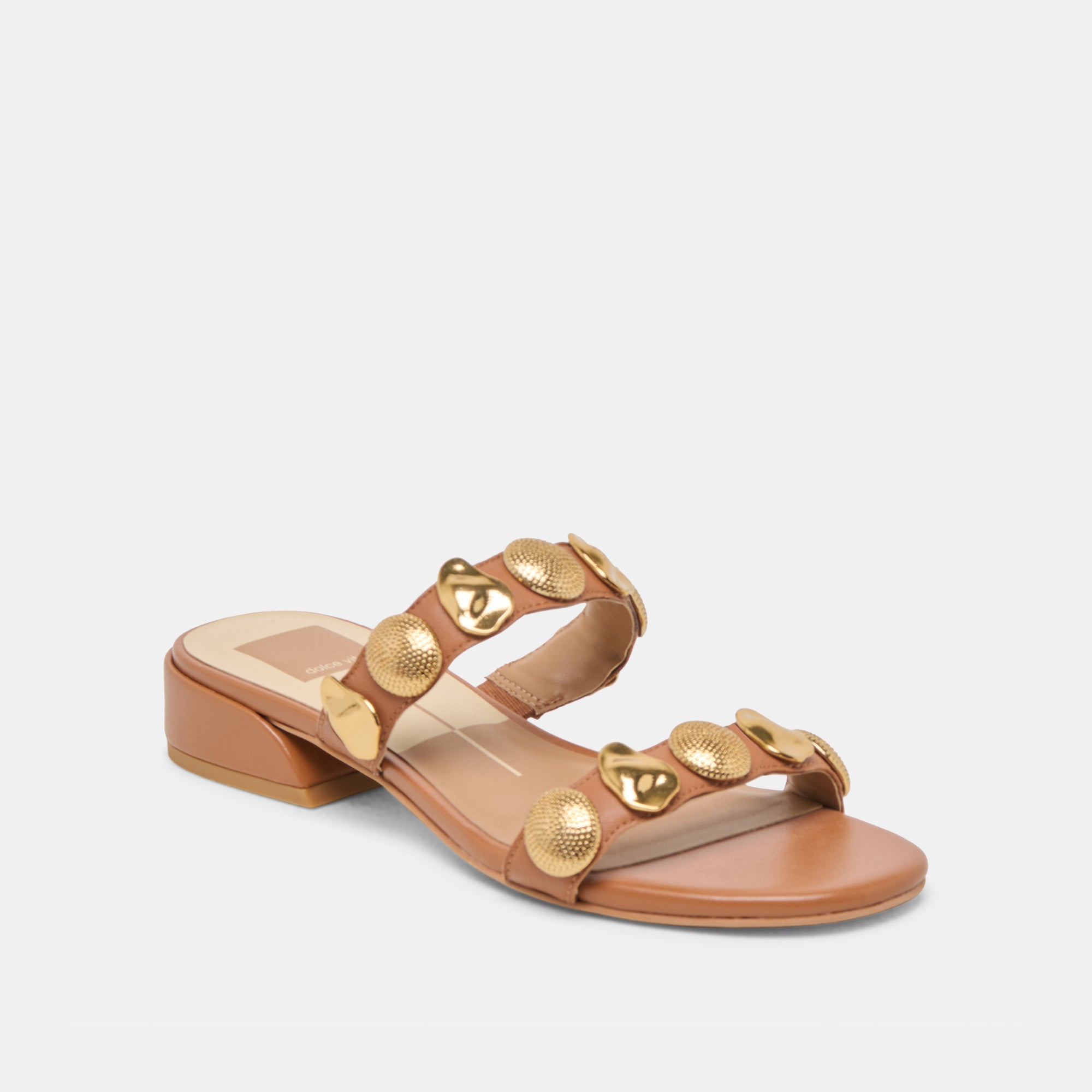 FARROW Women's Saddle Leather Sandals - Comfortable Casual & Dressy Strappy Slide Sandals for Summer, Beach, Vacation and Everyday Wear