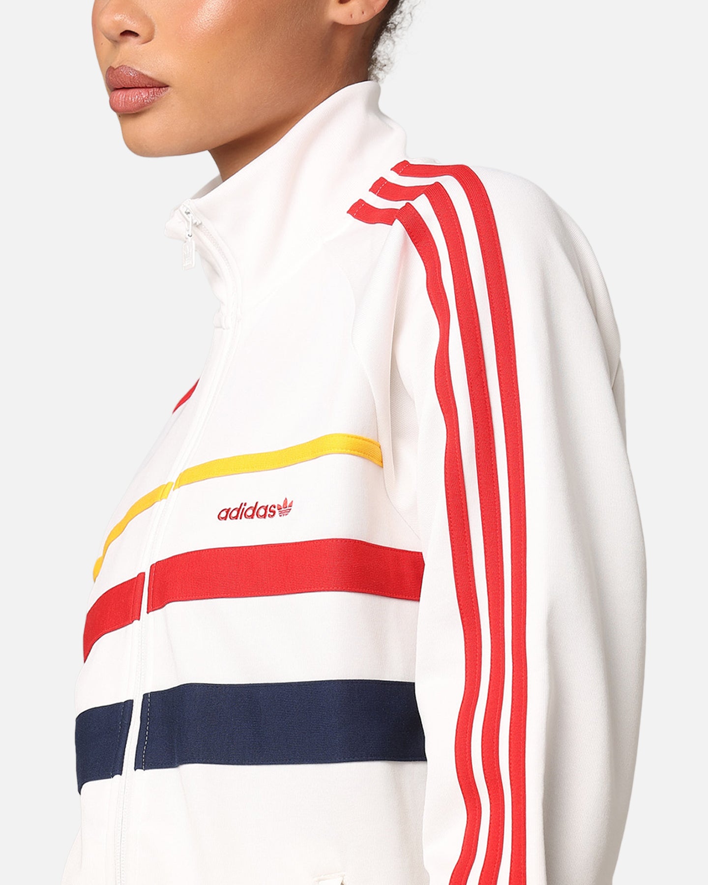 Adidas First Track Jacket - Lightweight Running Jacket for Men & Women | Cloud White | Windproof & Breathable for Outdoor Sports & Jogging