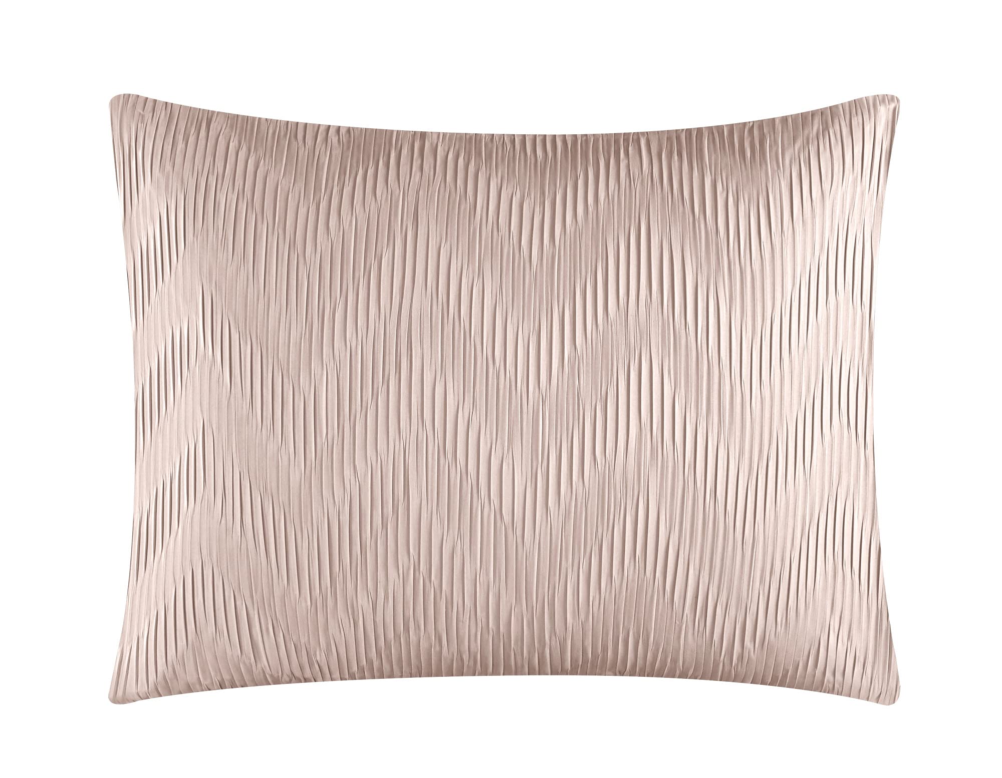 Chic Home Meredith Comforter Set - Plush Ribbed Chevron Design Bedding with Decorative Pillows & Shams Included, Queen Size, Rose Pink - Perfect for Master Bedroom, Guest Room & Cozy Home Decor