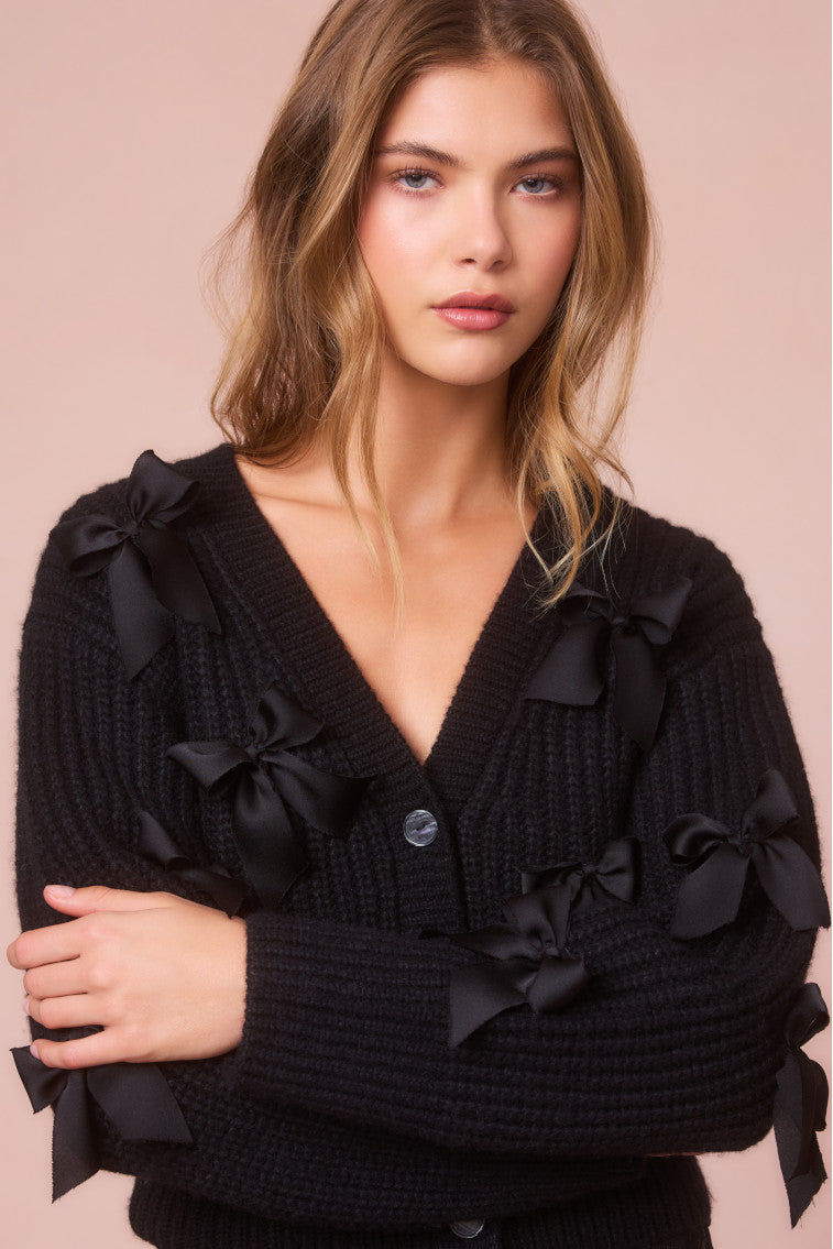 Ashtan Women's Black Cardigan - Soft & Cozy Knit Sweater for Fall & Winter - Perfect for Office, Casual Wear & Layering