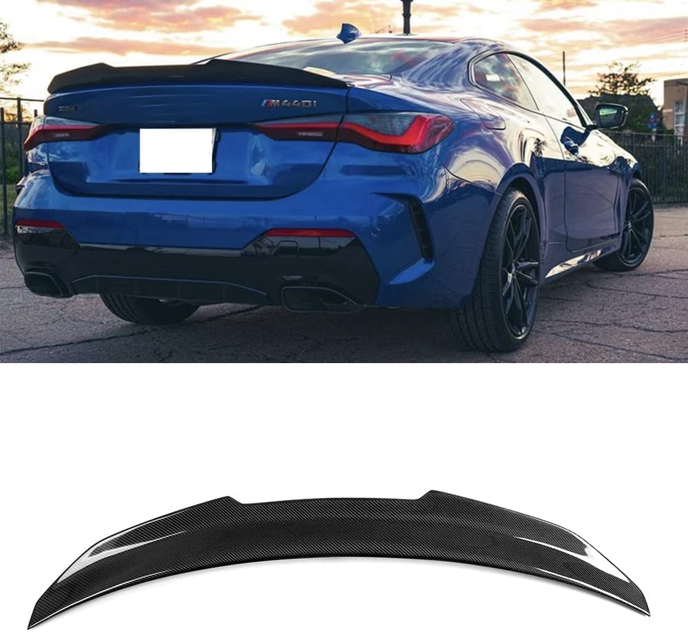 2021-2025 BMW G22 G82 4-Series Real Carbon Fiber Rear Trunk Spoiler - High-Performance Aerodynamic Upgrade for Enhanced Style & Sporty Look