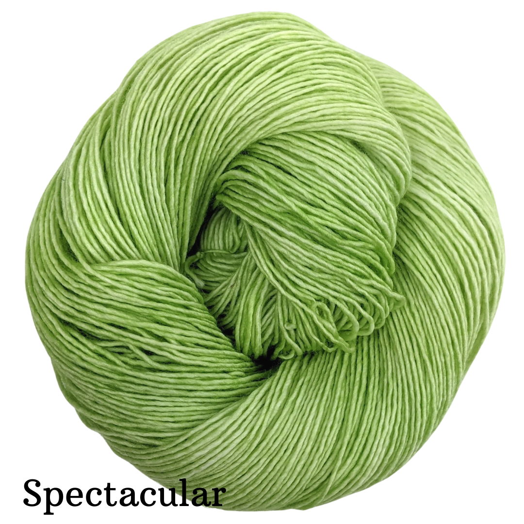 Knitcircus Yarns - Honeydew Kettle Dyed Semi-Solid Skeins | Custom Hand-Dyed Yarn for Knitting & Crocheting | Perfect for Scarves, Sweaters & Baby Blankets