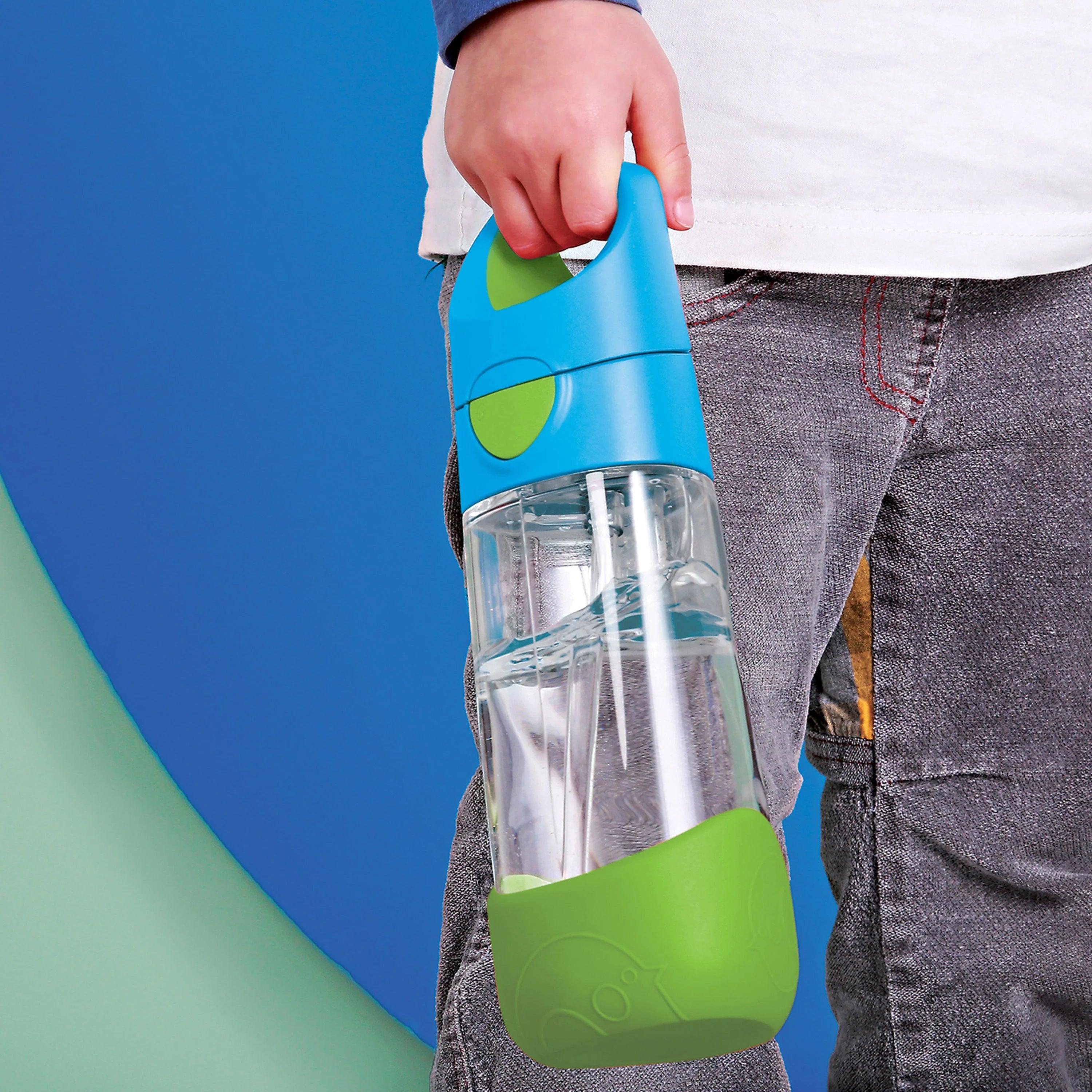 b.box Kids' Tritan Water Bottle 450ml - BPA-Free, Leak-Proof, Durable for School, Travel & Outdoor Activities