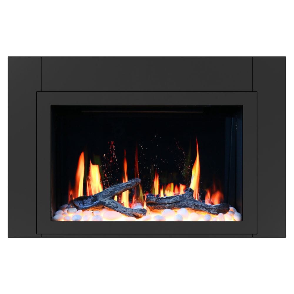 LiteStar Smart Built-In Electric Fireplace Insert with Realistic Flame Effect - Perfect for Living Rooms, Bedrooms & Home Decor