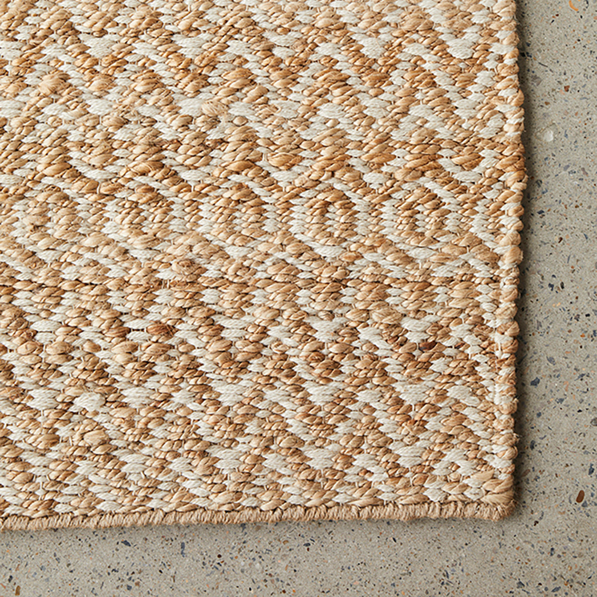Dune Cali Natural Jute Rug - Handwoven Boho Chic Area Rug for Living Room, Bedroom, or Nursery - Eco-Friendly Home Decor
