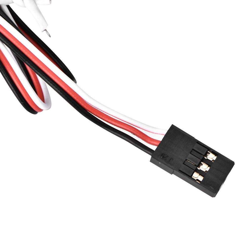 Dilwe RC Car Electric Switch - Remote Control Car Receiver Switch Replacement Part for 1:10 Scale RC Vehicles | Perfect for Off-Road, Racing & DIY RC Car Repairs