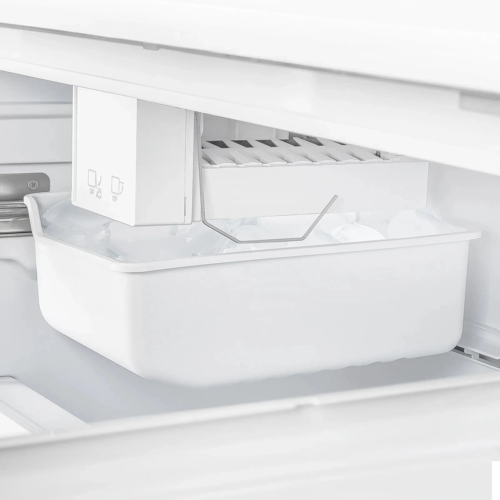Forno Espresso Gallipoli 30-Door Refrigerator with Ice Maker - White Finish & Antique Brass Handles (Model FFFFD1974 31WHT) | Perfect for Home Bars, Kitchen Upgrades & Entertaining Spaces
