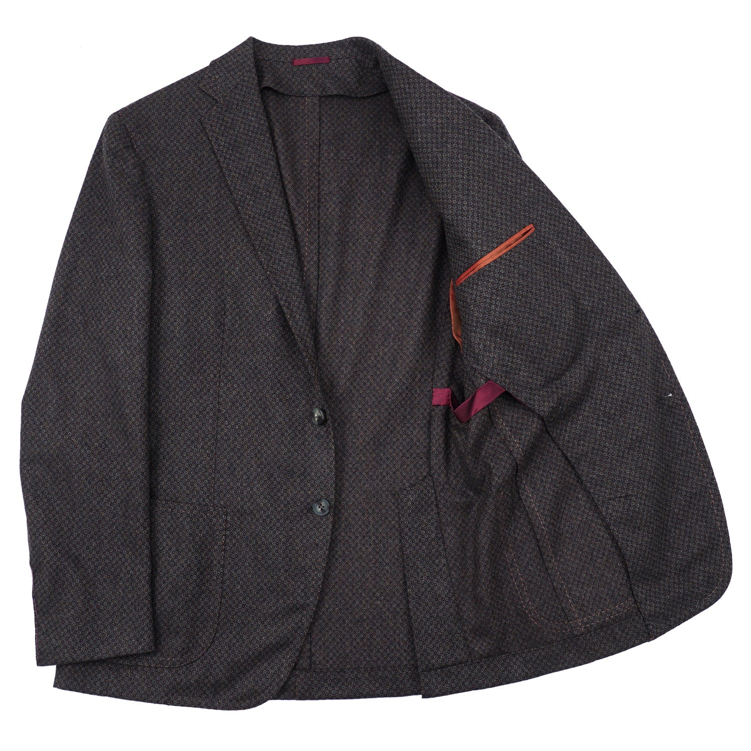 Premium Sartoria Partenopea Men's Wool & Cashmere Blazer - Elegant Sport Coat for Business, Weddings & Formal Occasions