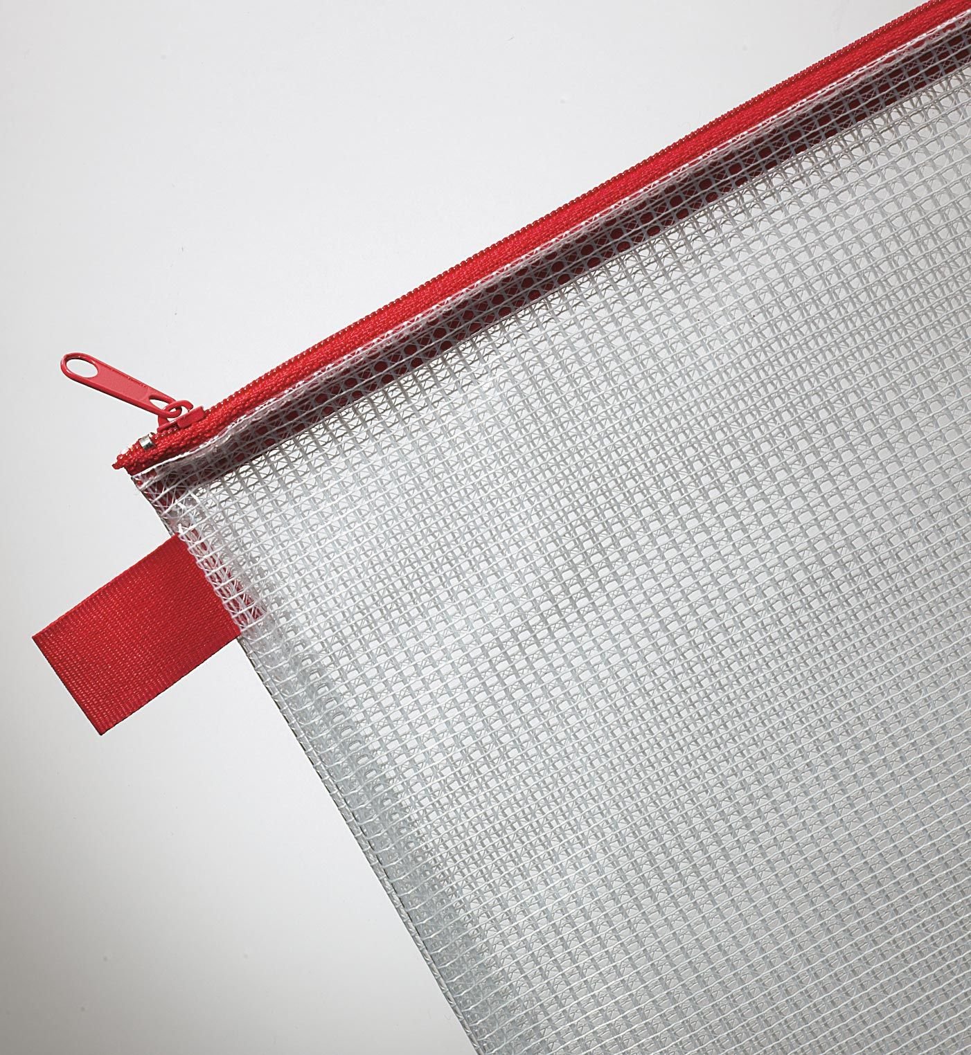 ALVIN - NB2026 Clear PVC Mesh Zipper Storage Bag, 20 x 26 Inch Multi-Purpose Organizer for Needlework, Art Supplies & Travel Accessories | Perfect for Craft Rooms, School Projects & Packing Essentials