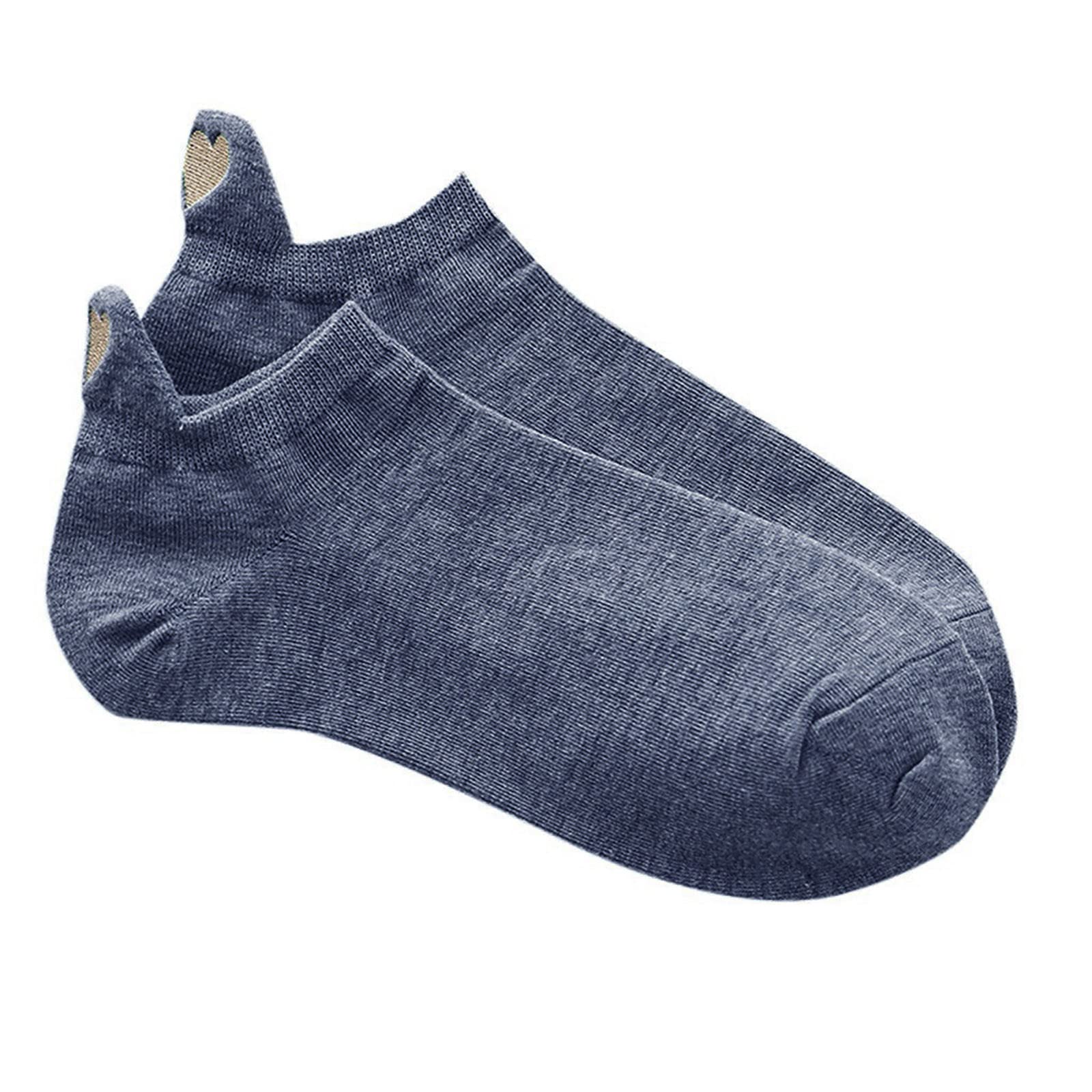 Women's Casual Cotton Heart Print Ankle Socks - Cute Irregular Fashion Socks for Sports & Gifts - Perfect for Everyday Wear, Workouts & Valentine's Day Presents