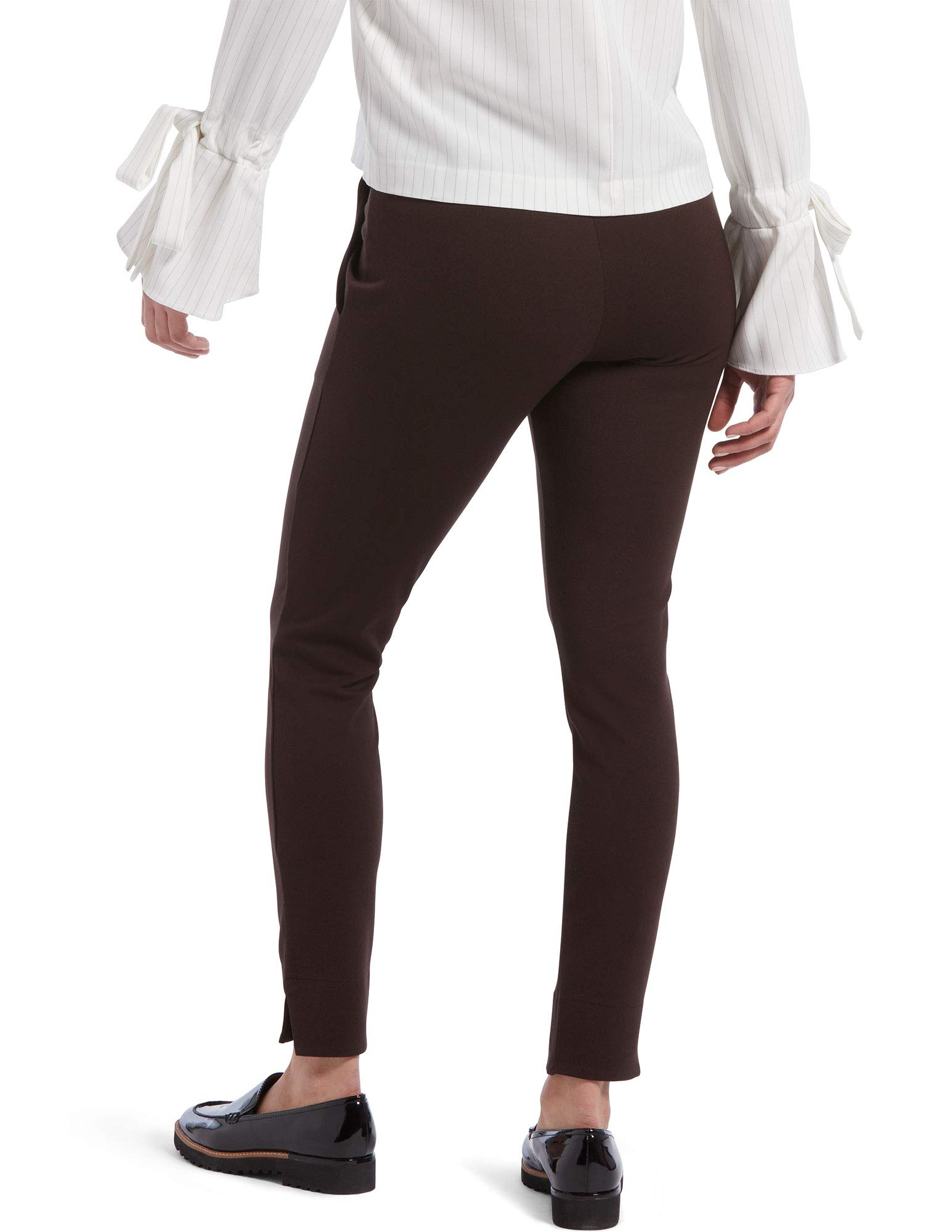 HUE Women’s Ponte 7/8 Leggings - Stretchy High-Waisted Workout Pants for Women, Comfortable Office & Casual Wear - Perfect for Yoga, Running & Everyday Use