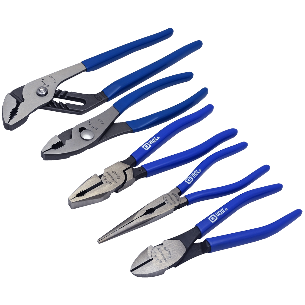 5-Piece Pliers Set - High-Quality Professional Tool Kit for DIY, Home Repair & Automotive Work | Durable Multi-Purpose Pliers for Electrical, Plumbing & Craft Projects