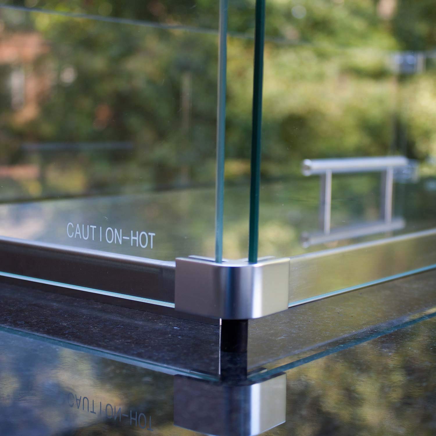 Celestial 41.5 x 11.5 x 6 Inch Wind Guard for 36 x 6 Inch Fire Pit Burner Pans | Outdoor Patio Wind Protection | Perfect for Backyard, Camping & Fire Pit Safety