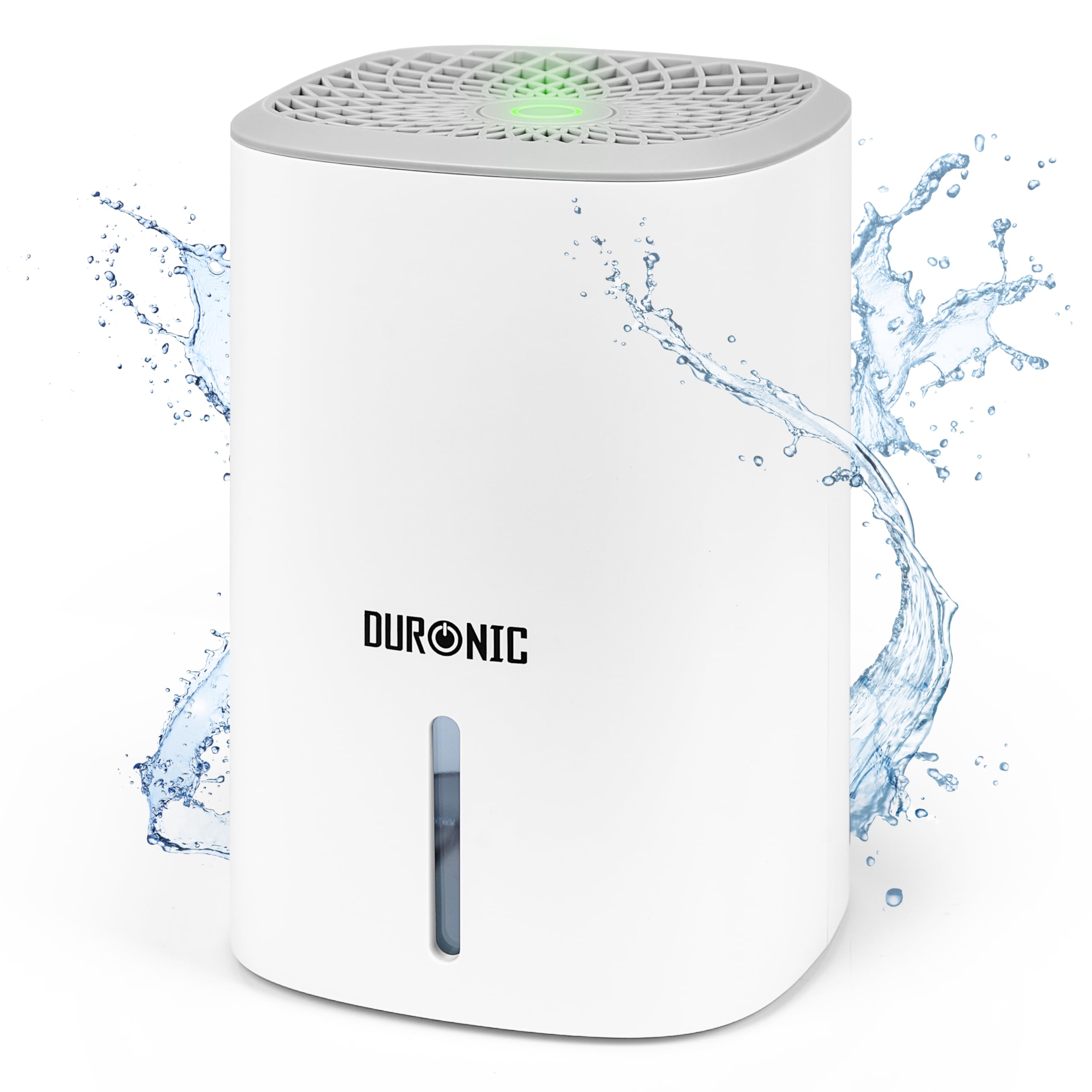 Duronic Compact Eco Efficient Dehumidifier DH06 | 0.8L Capacity | Prevents Mold & Absorbs Excess Moisture | Ideal for Home, Kitchen, Bedroom, Garage | White | Perfect for Small Spaces & Damp Areas