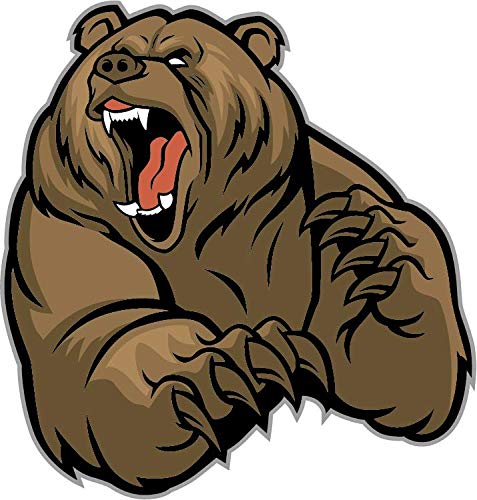 Grizzly Bear Vinyl Magnet for Car & Truck - 5