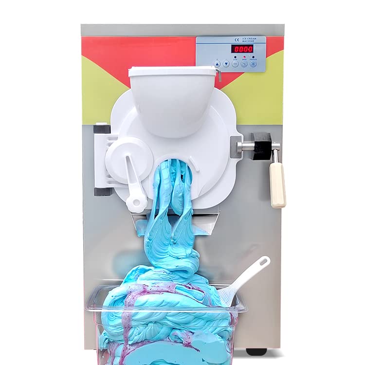 Commercial 10L Hard Ice Cream Machine with ETL Certificate - 30-35L/Hour Gelato & Batch Freezer (110V) - Perfect for Ice Cream Shops, Restaurants & Catering Businesses