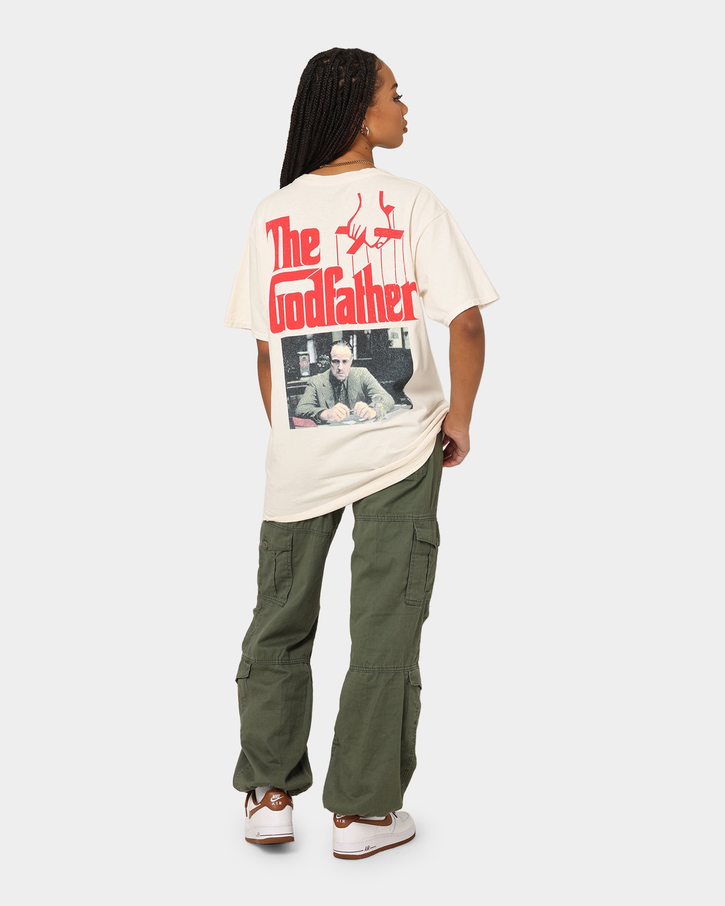 The Godfather Vintage T-Shirt - Off White | American Thrift | Classic Movie Merchandise | Perfect for Cosplay, Movie Nights & Gangster Theme Parties