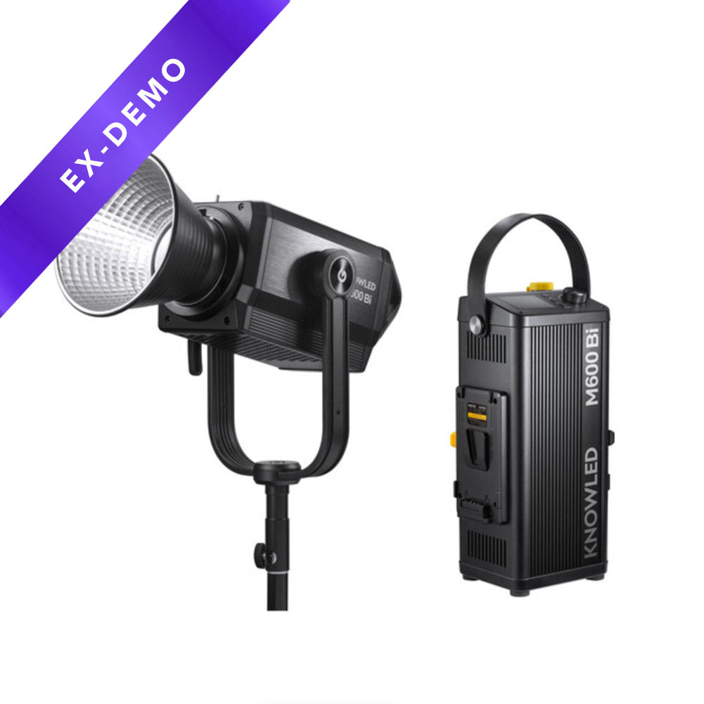 Godox Knowled M600Bi Bi-Color LED Continuous Lighting Kit - 5600K to 3200K Adjustable for Photography, Videography & Studio Use (Demo Stock) - Perfect for YouTube Videos, Product Shoots & Live Streaming