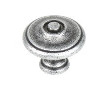 Century Cabinet Round Knob - Pack of 250 - Aged Silver Finish - 1-3/16 Inch Diameter - Furniture & Cabinet Hardware Knob - Hartford 15825-AS - Perfect for Kitchen Cabinets, Dressers & Home Renovation Projects