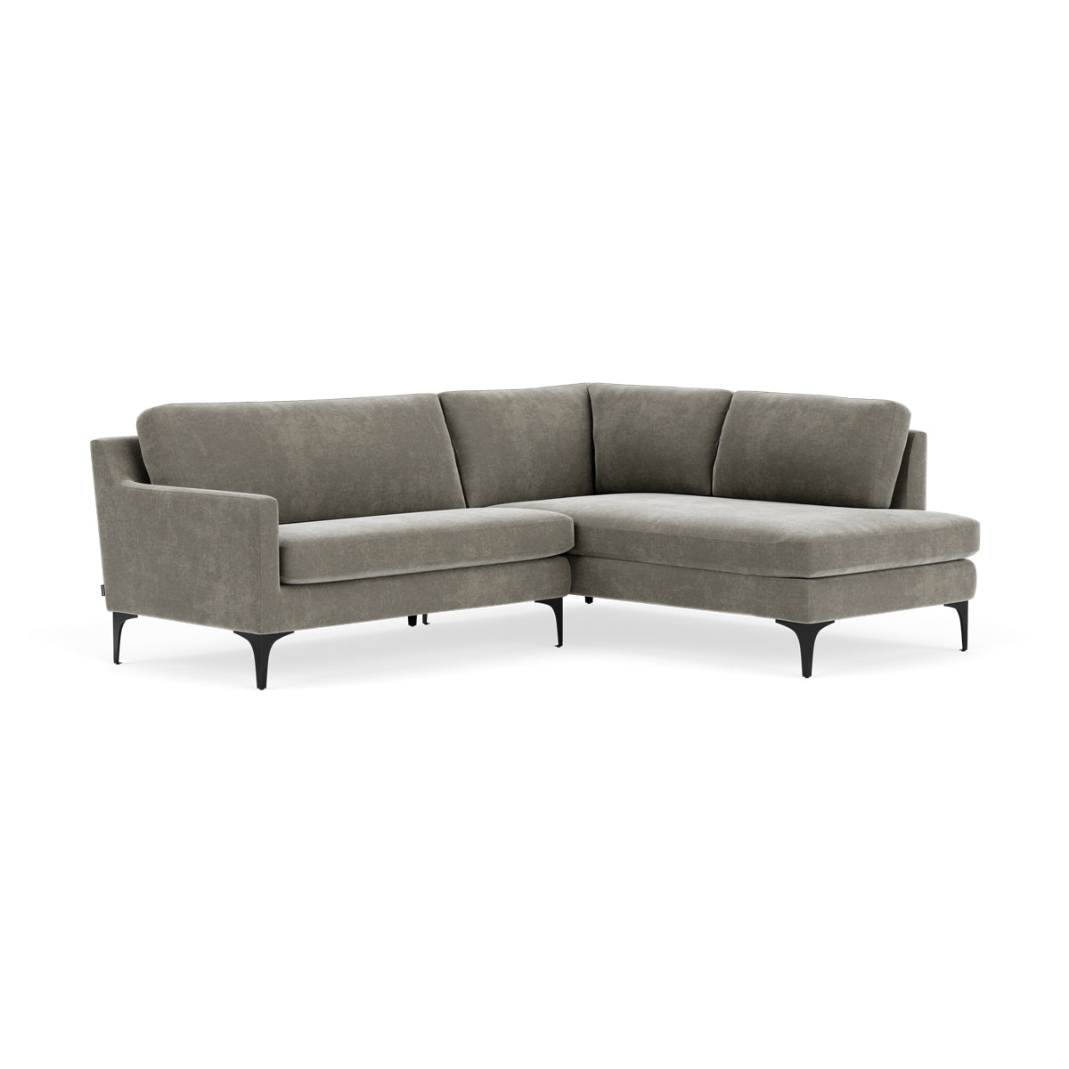 Astha Fabric Right Corner Sofa - Modern L-Shaped Sectional Couch for Living Room, Home Theater & Small Spaces | Comfortable & Stylish Lounge Furniture