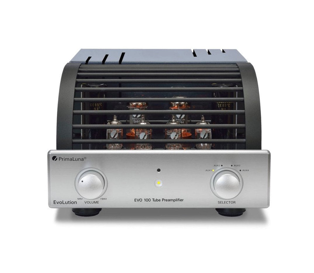 PrimaLuna EVO 100 Tube Pre Amplifier - High-End Vacuum Tube Preamplifier for Audiophiles | Perfect for Home Theater & Hi-Fi Music Systems