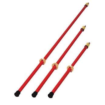 HD Electric S-4H 4 ft Fiberglass Insulated Hot Stick - High Voltage Live Line Tool for Utility Workers, Linemen & Electricians (Perfect for Power Line Maintenance & Electrical Safety Operations)