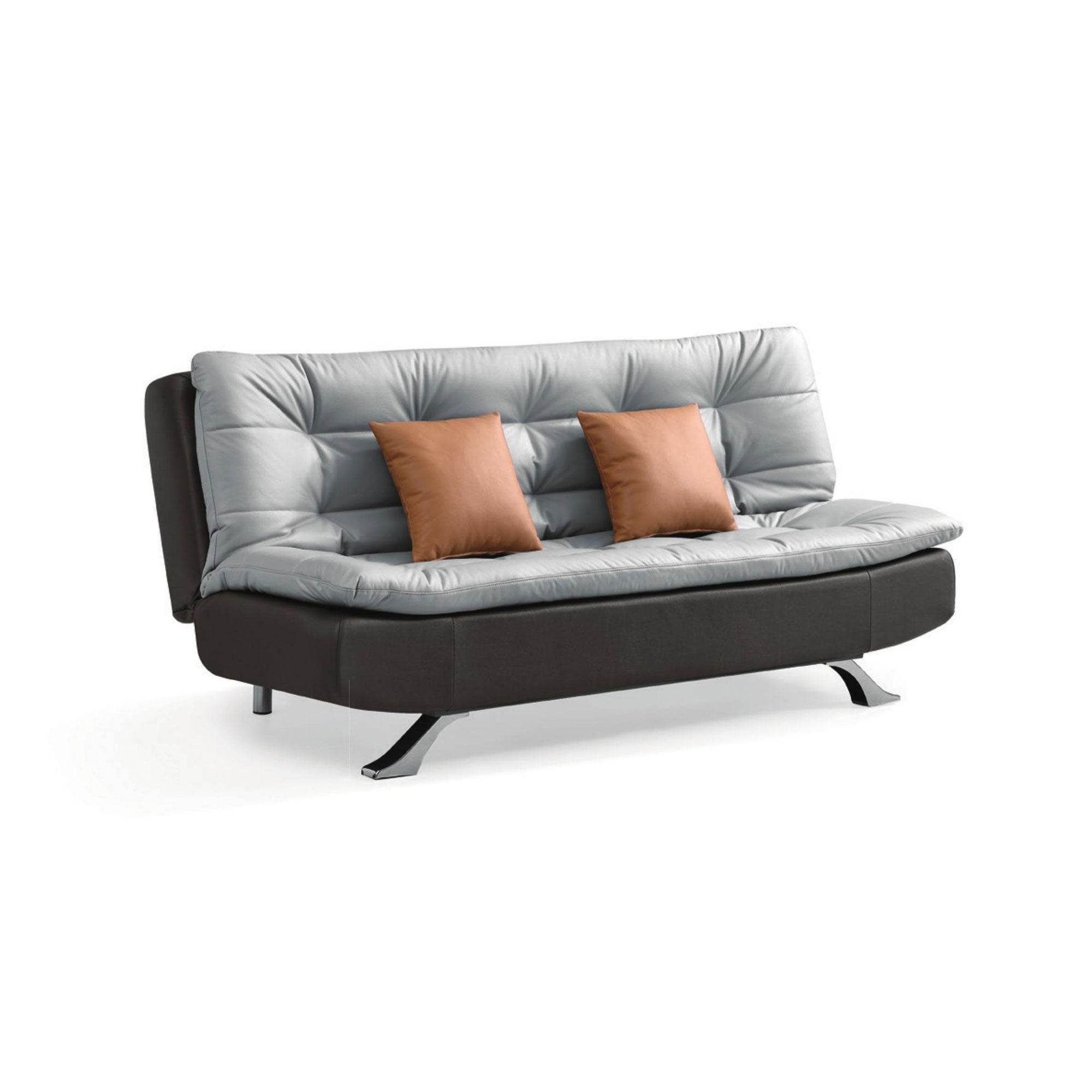Comfortable Izzie Leathaire Sofa Bed - 78 Inch Convertible Sleeper for Small Spaces | Perfect for Guest Rooms, Apartments & Home Offices