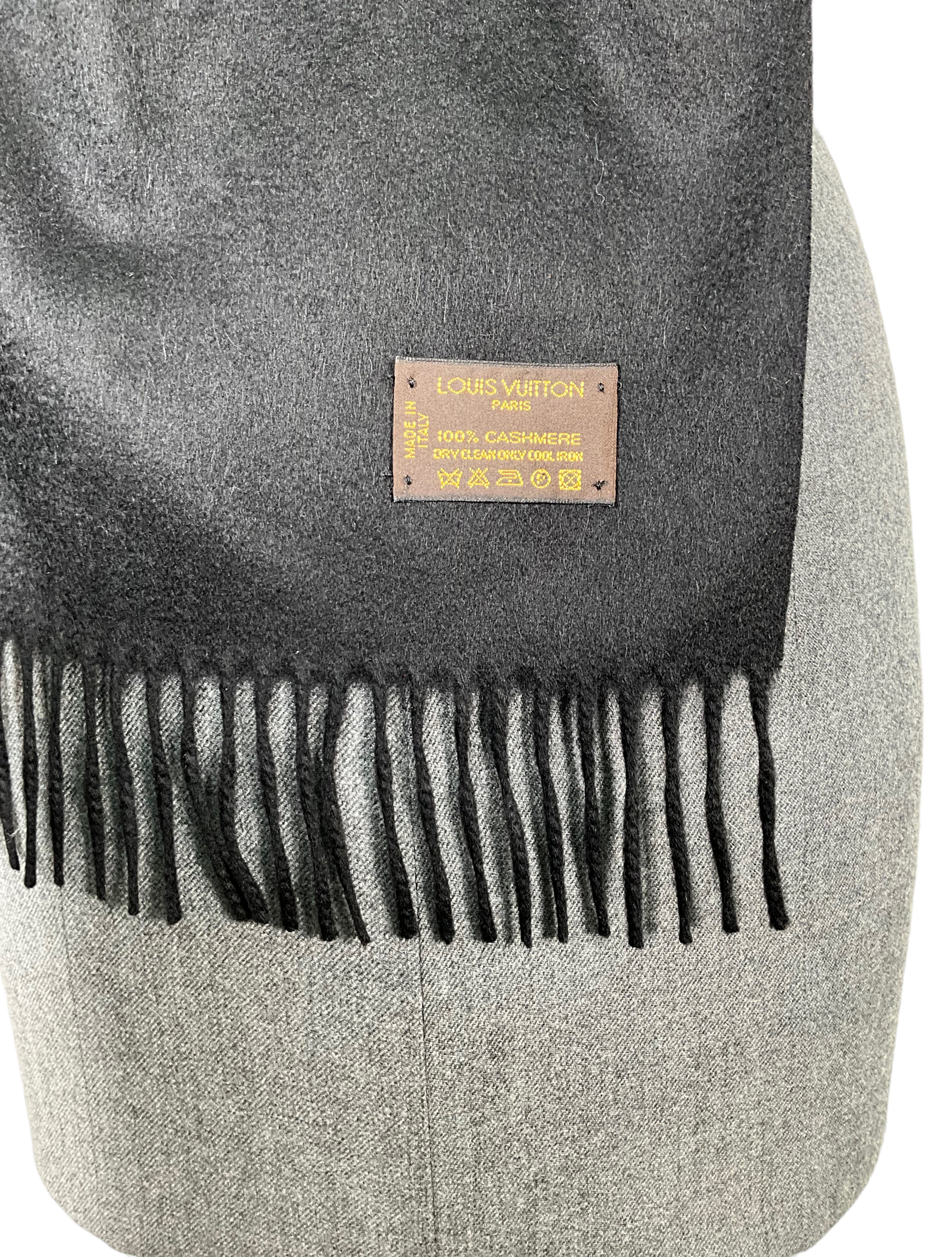 Louis Vuitton Extra Large Cashmere Scarf - Luxury Winter Wrap for Women & Men - Perfect for Cold Weather, Travel & Fashion Accessories