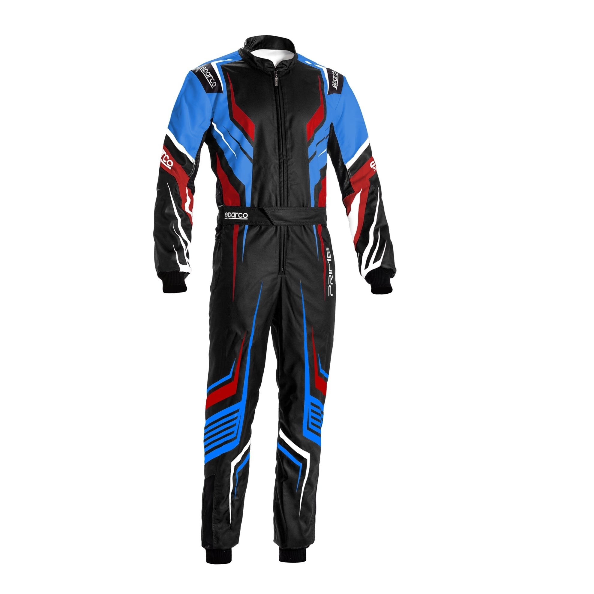 SPARCO PRIME K Racing Suit - Professional Fireproof Motorsport Jumpsuit for Karting, Drifting & Track Racing - Lightweight & Breathable for High Performance Driving