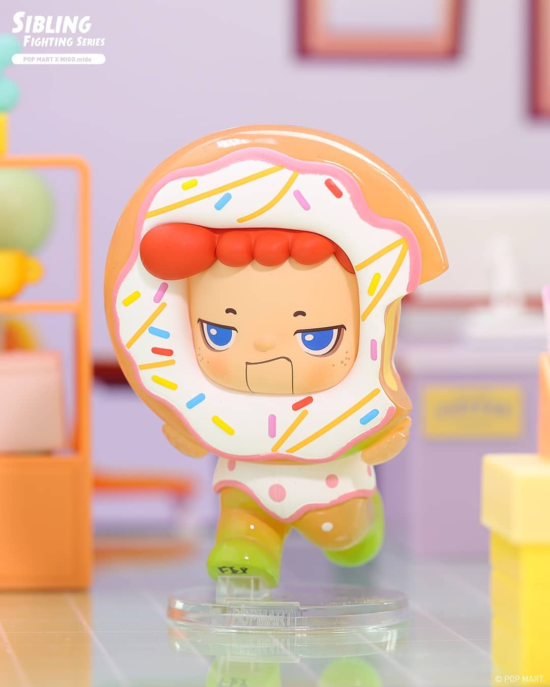 POP MART Migo Sibling Fighting Series Action Figures - Collectible Vinyl Toys for Kids & Adults | Perfect for Display, Gifts, and Anime Lovers