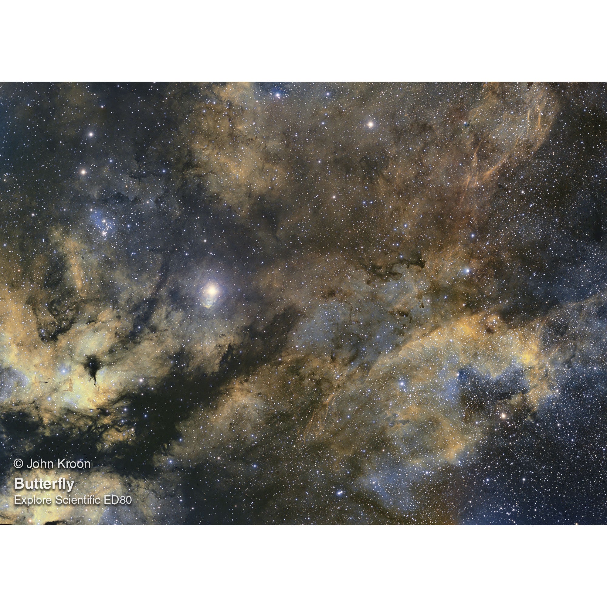 Explore Scientific ED80 FCD100 Series Air Spaced Triplet Refractor Telescope - Premium Apochromatic Optics for Astrophotography & Stargazing - Perfect for Backyard Astronomy & Celestial Observation