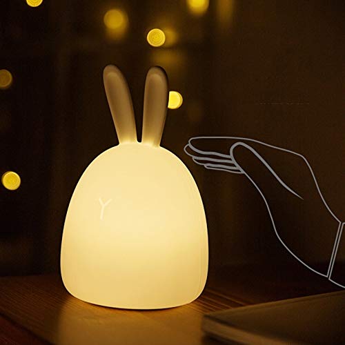 Fat Rabbit Silicone Night Light - USB Charging Cute Jade Rabbit LED String Lights for Bedroom Decor, Party & Outdoor Atmosphere - Portable & Easy to Carry - Perfect for Home, Garden, Wedding & Holiday Decorations