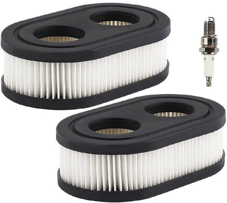 Toro Recycler 22 Inch Lawn Mower Air Filter & Spark Plug Kit (Fits Models 20332 20333 20334 20339 20340) - 2 Air Filters + 1 Spark Plug - Perfect for Lawn Maintenance & Small Engine Repair