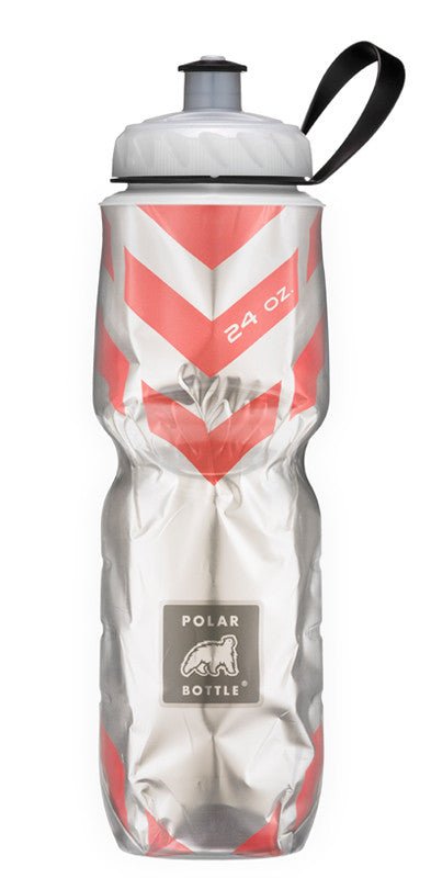 Polar Bottle Chervon 24oz (710mL) Insulated Water Bottle - Leak Proof, BPA Free, Durable Cycling & Sports Bottle for Hiking, Gym, Running & Outdoor Activities